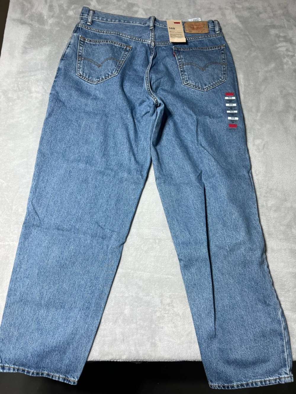 NWT Levi’s 560 Light Blue Denim Jean Men’s Size 36x32 Comfort Fit